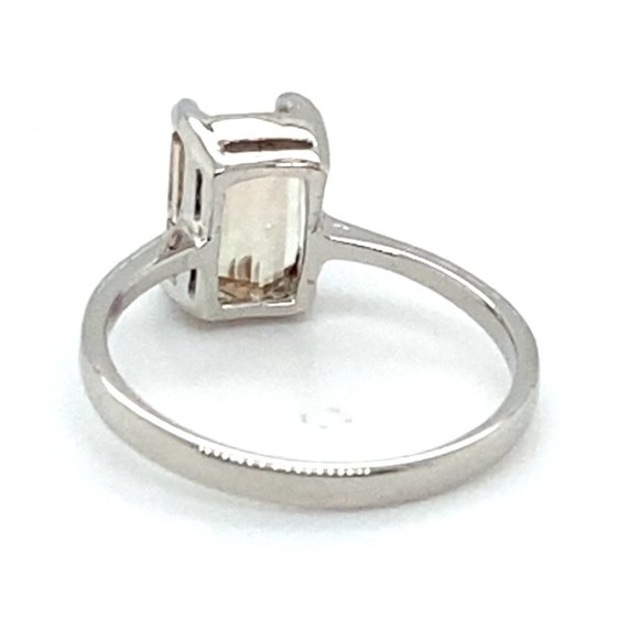 BiColor Tourmaline 2.05ct Solid 14K White Gold Ring - Picture 4 of 6
